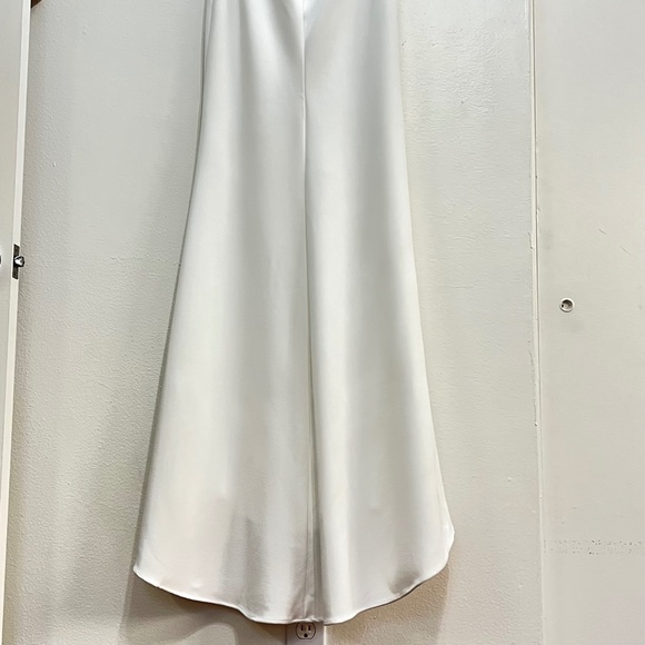 La Femme 27035 Strapless Cross Over Skirt Gown - Picture 7 of 10